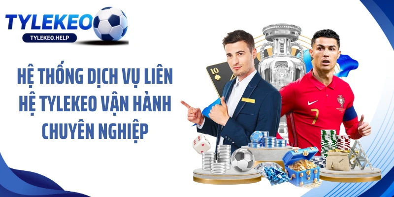 Hệ thống dịch vụ liên hệ tylekeo vận hành chuyên nghiệp