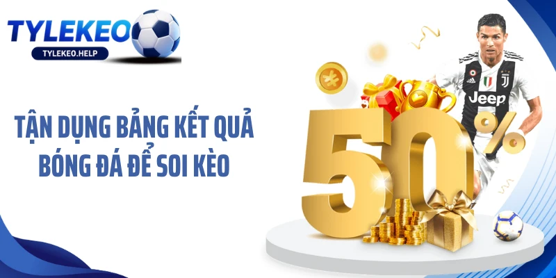 Tận dụng bảng kết quả bóng đá để soi kèo